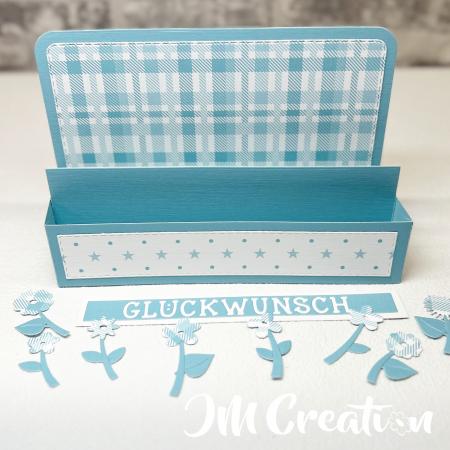 Stanzschablone - Pop up DIN lang